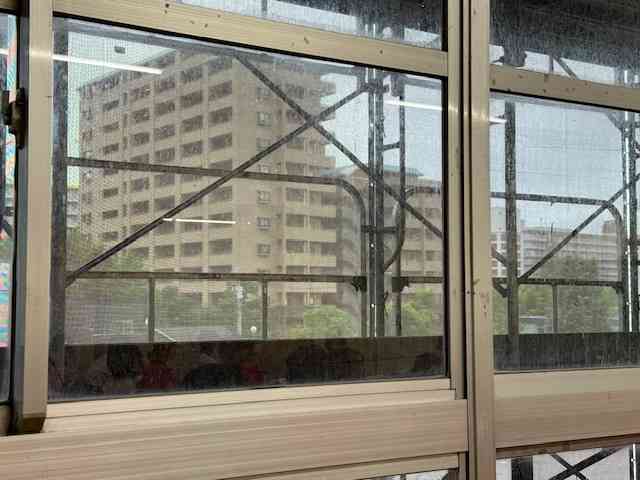 中から見える景色
